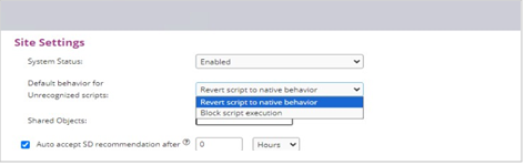 SD-Behavior